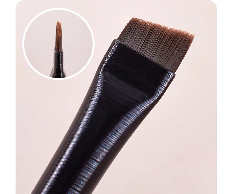 Ultra Fine Eyeliner Brush Synthetic Bristles Eye Makeup Tool Angled Eyeliner Brush Fine Eye Liner Makeup Brush