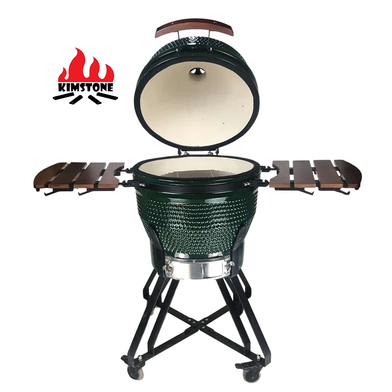 KIMSTONE 22 inch  Portable bbq grill ceramic kamado oven used for garden party