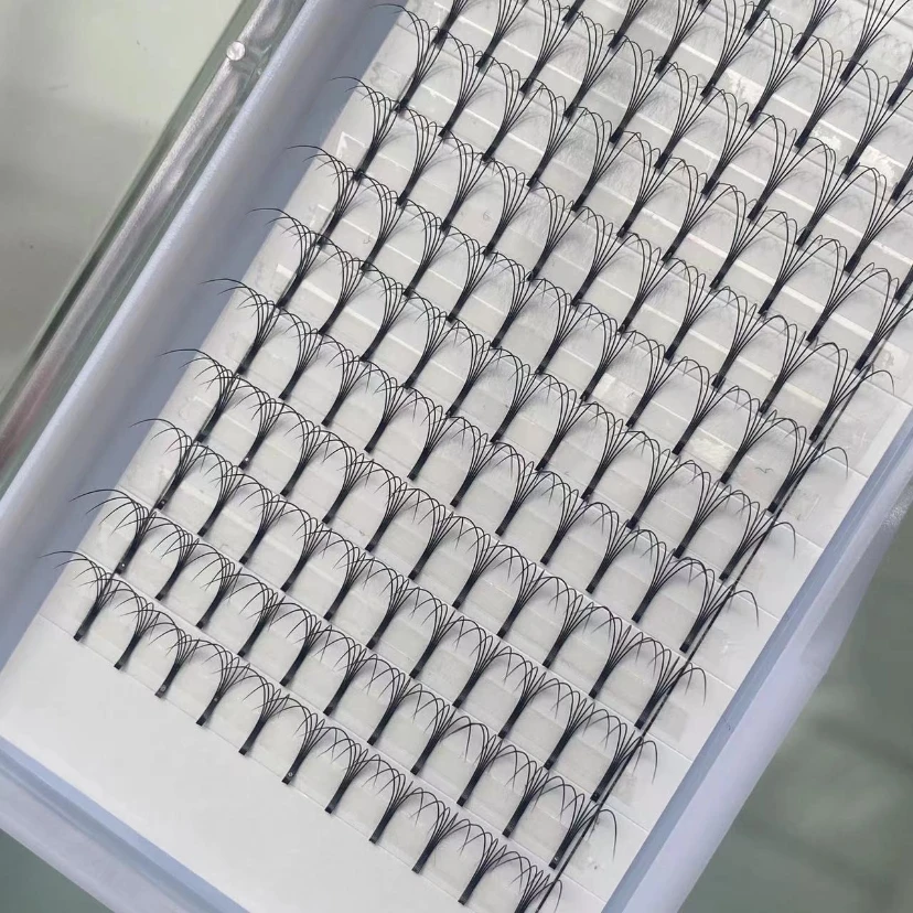 Good Quality Mink Private Label Volume Lashes Pre Made Fans With Rich Original Stock