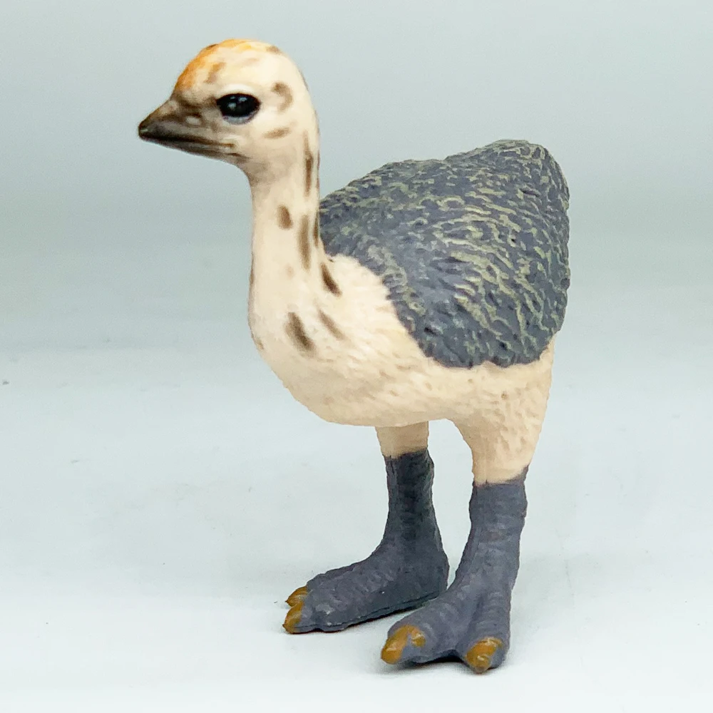 Realistic High Quality PVC Plastic Animal Toys Realistic Eco-friendly Wild Animal Kingdom Figure Ostrich Toys