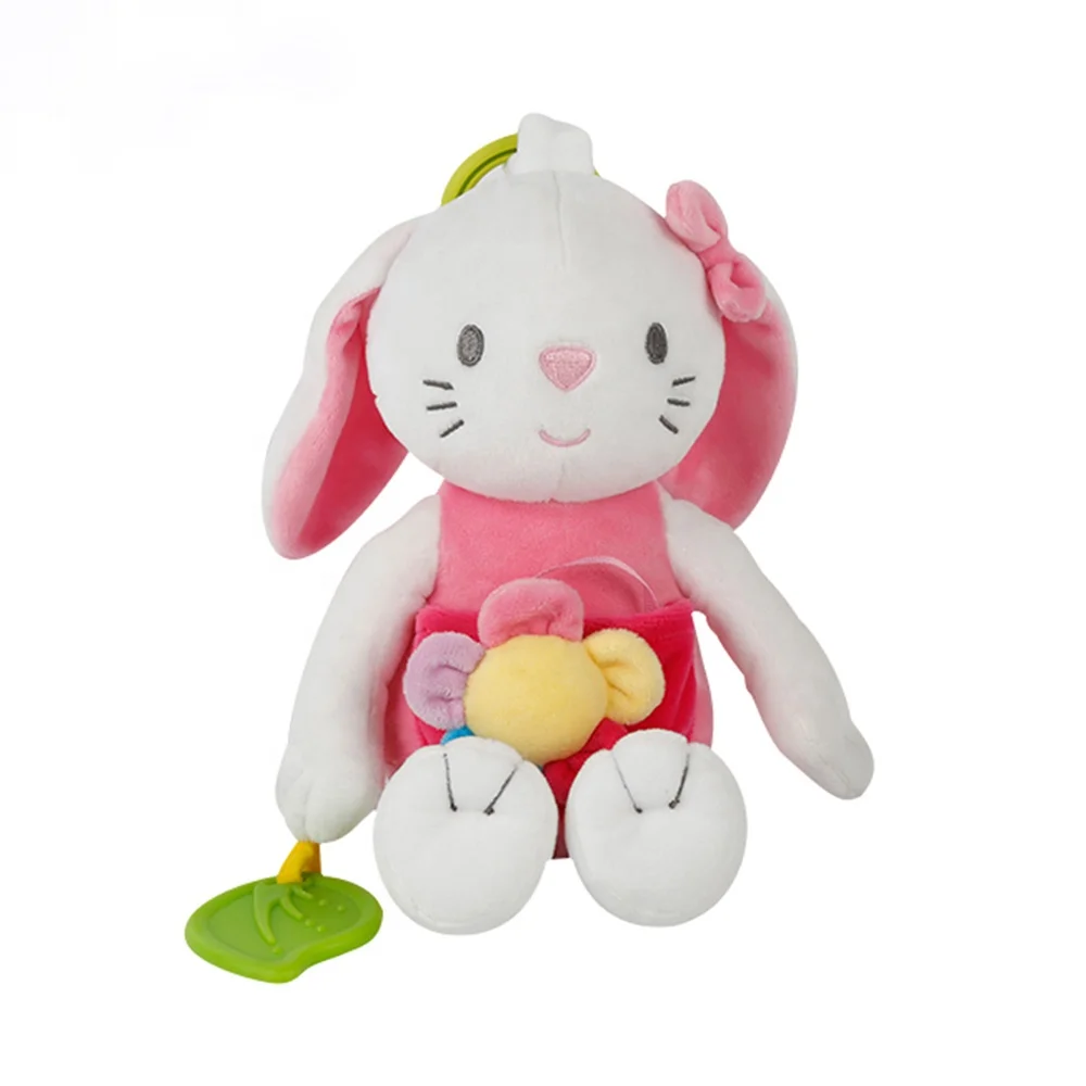 Plush easter bunny stuffed animal plush rabbit with clothes