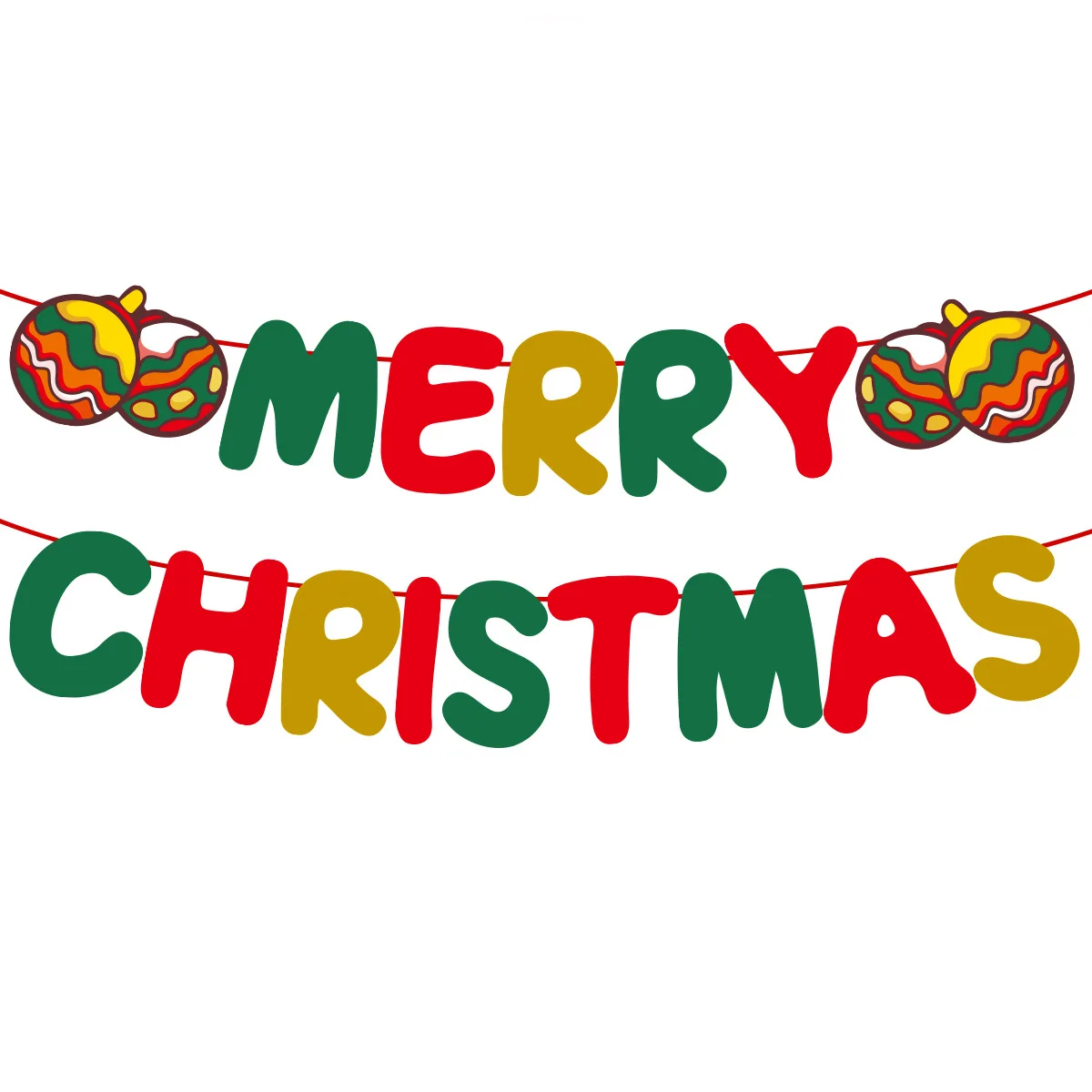 Оптовая продажа рождественские праздничные баннеры подвесные флаги для рождественских праздников украшения