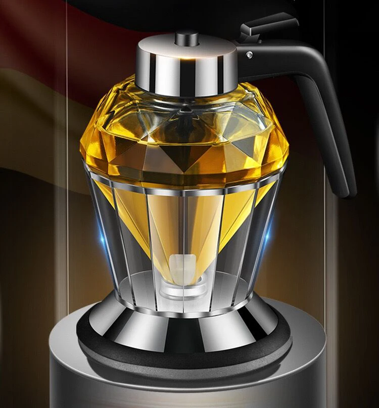 F2-353 Modern Push-type Spray Bottle Jar, Large-caliber Fried Steak Barbecue Spray Can Dust-proof And Oil-control Glass Oil Can