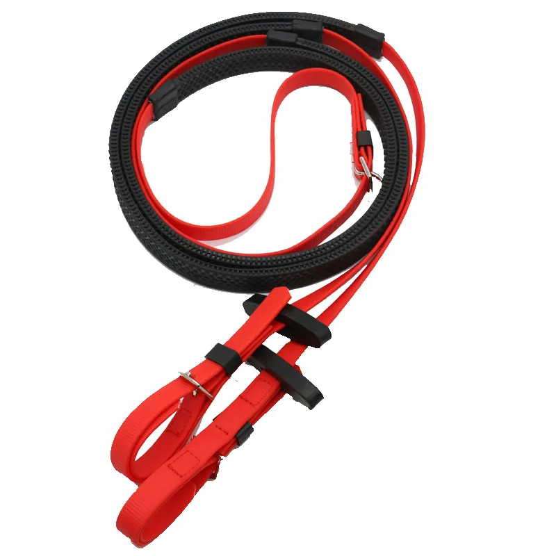 Customized Equestrian Leather Equipment Soft Flexible Rein/Lead Rope for Horse Riding Available in White Green Models Waterproof