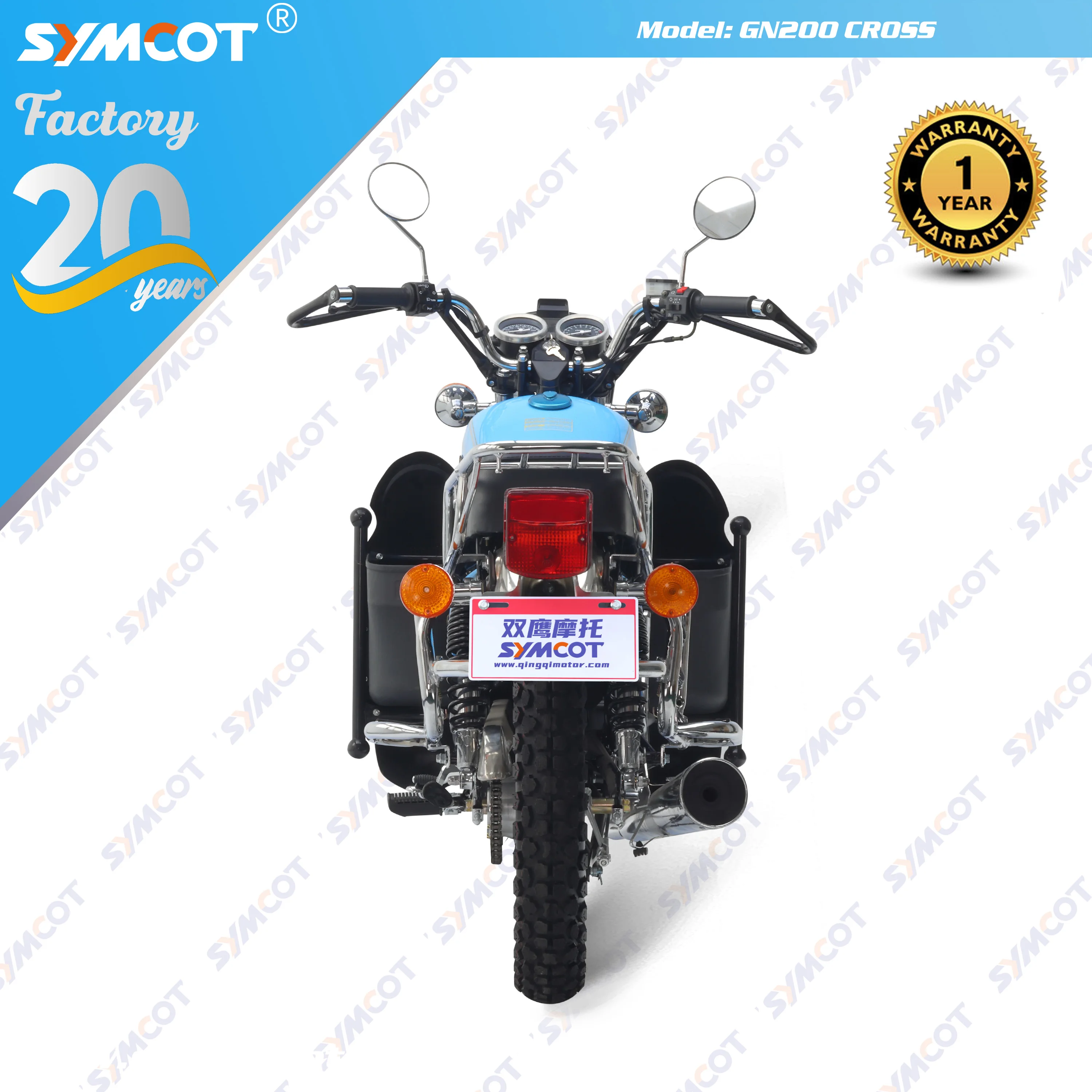 Offroad GN200 GN150 with flip grill  GN cross type chopper motorcycle with CG engine  and for Sudan yemen Zambia Kazakhstan