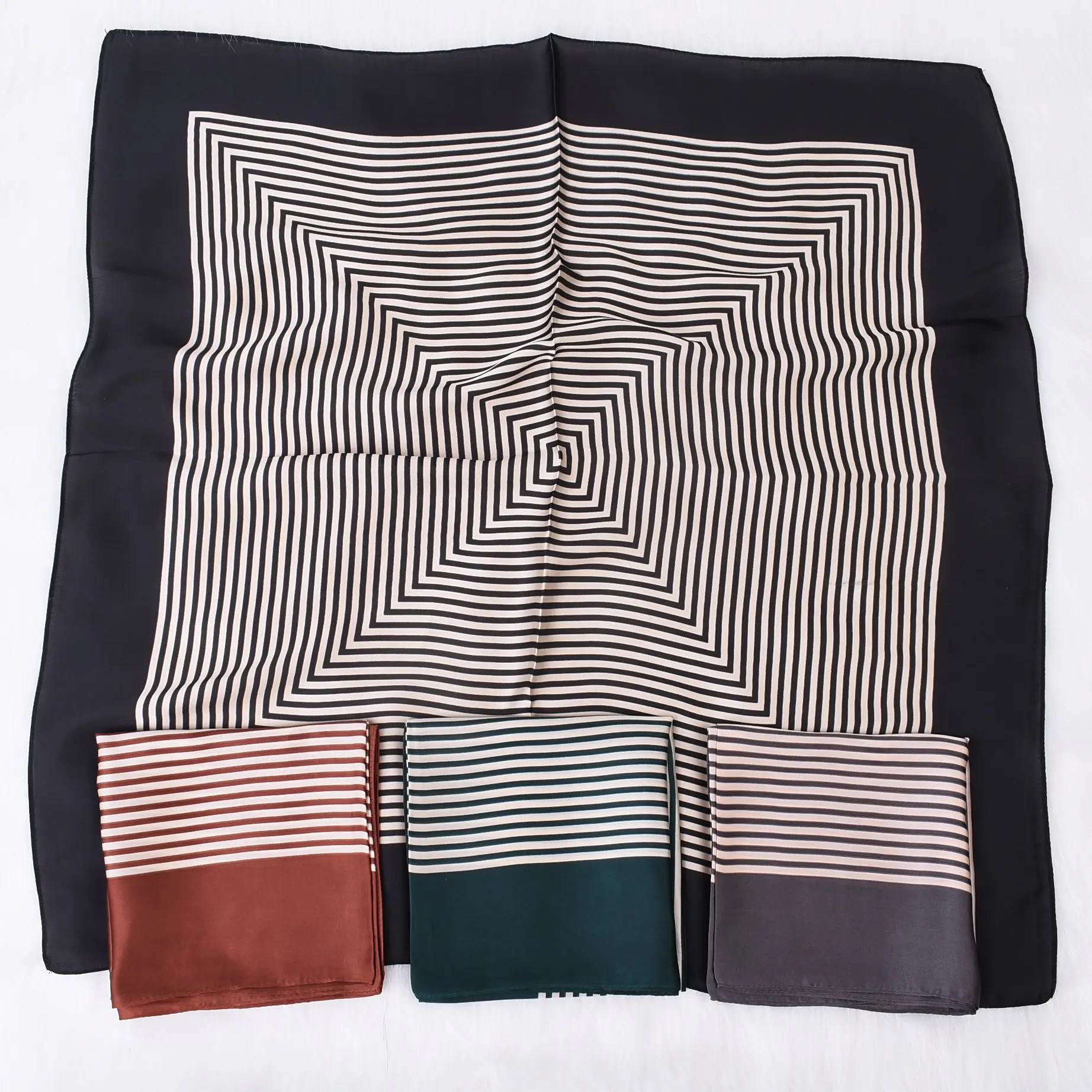 Весна 2021, Новое поступление, Шелковый квадратный шарф 70*70 см, атласная Бандана с цифровым принтом на заказ, малазийский шарф