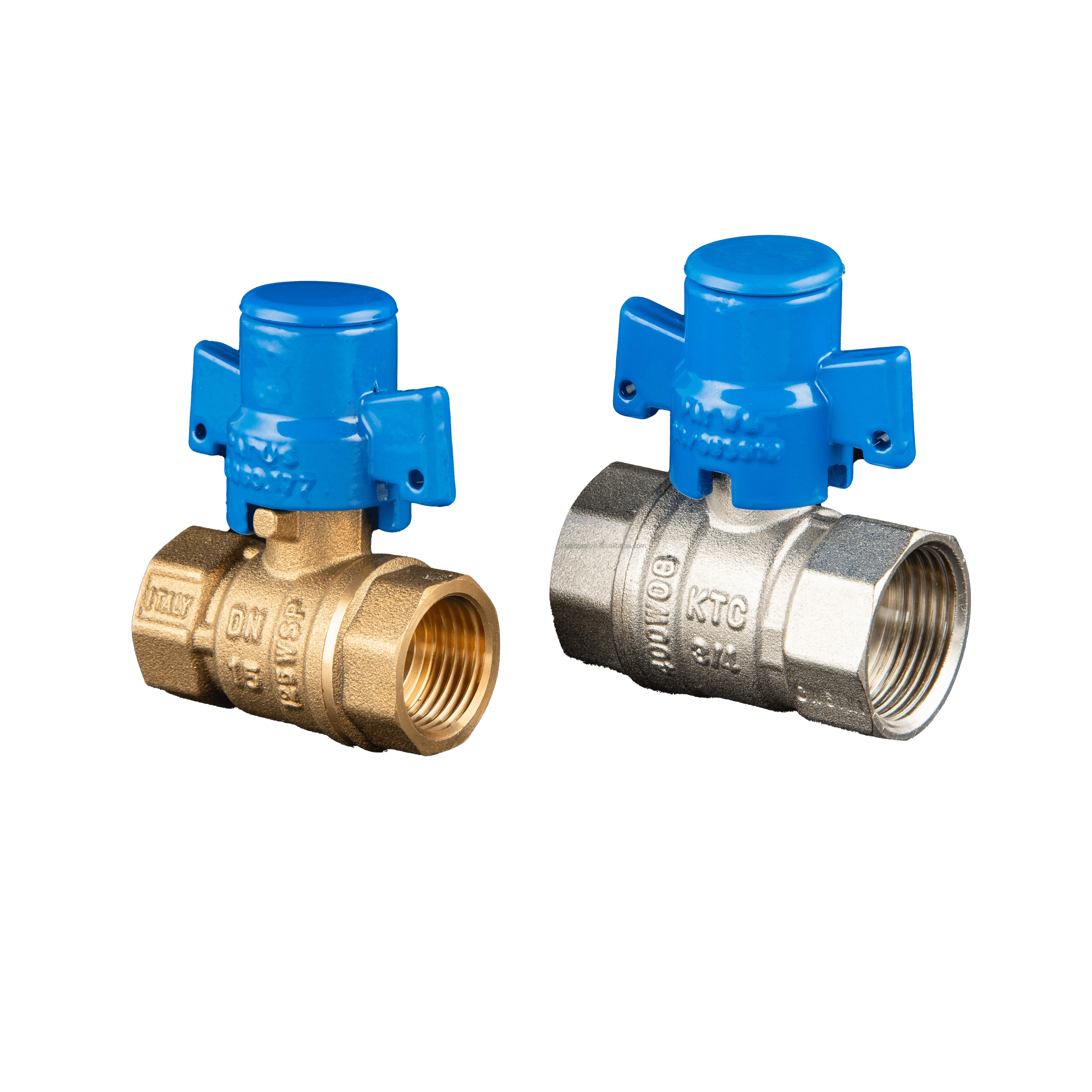 KTC Saber water stop flow meter lock key easy operate 1/2' DN15 lockable water meter brass valve