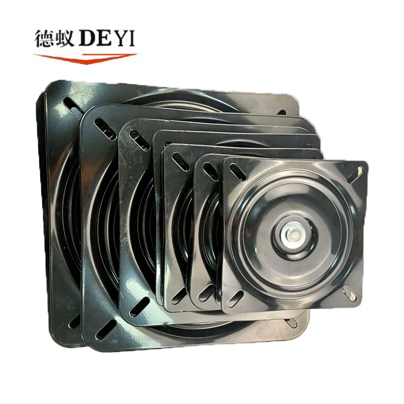 Furniture hardware 6-inch reset rebound swivel chair turntable can be 90-180 degrees automatic return bar chair turntable