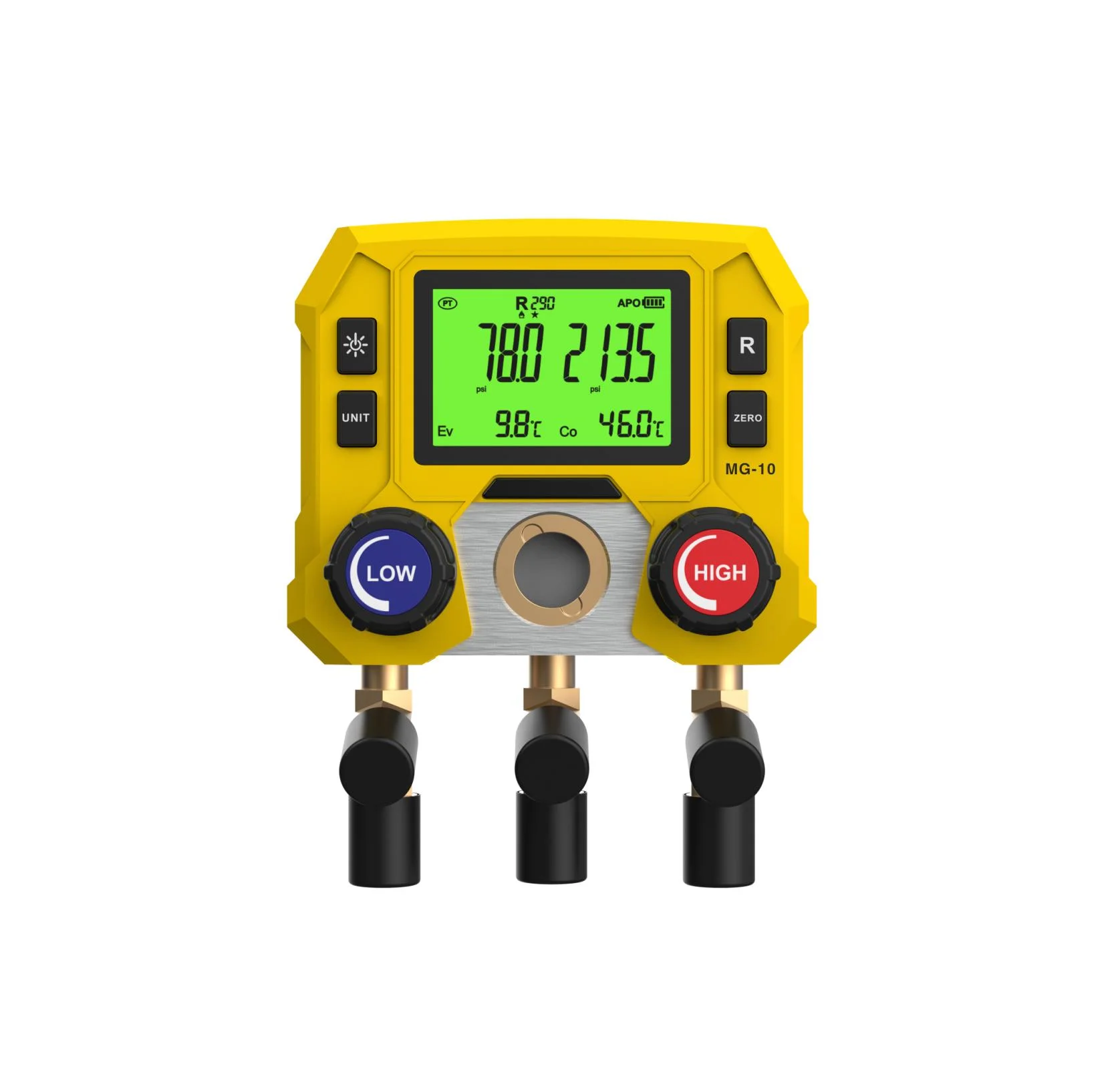 HOT portable MG-10 Multi-functional  HVAC pressure Gauge Digital Manifold Gauge for 88 types Refrigerant leakage detection