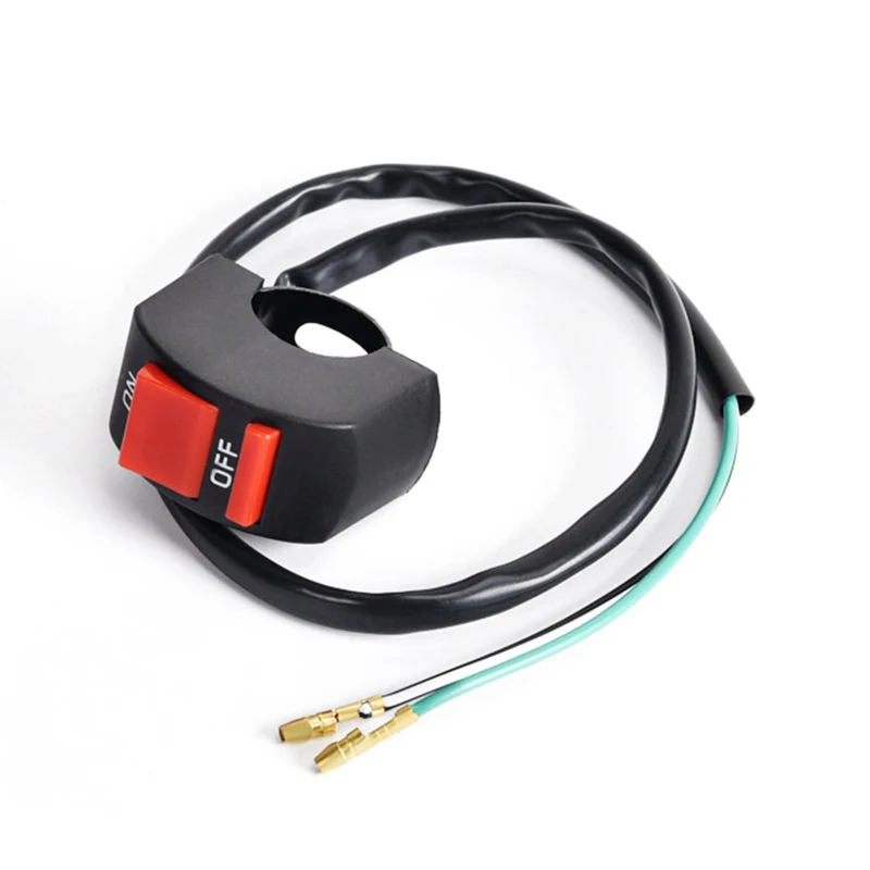 HUAHENG  motorcycle Handlebar Switch ON/OFF Button Bullet for control motorcycle start switch