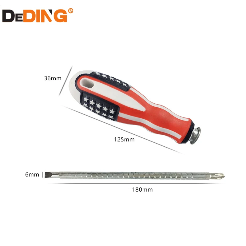 Multi functional screwdriver flag screwdriver power steel blade  magnetic screwdriver