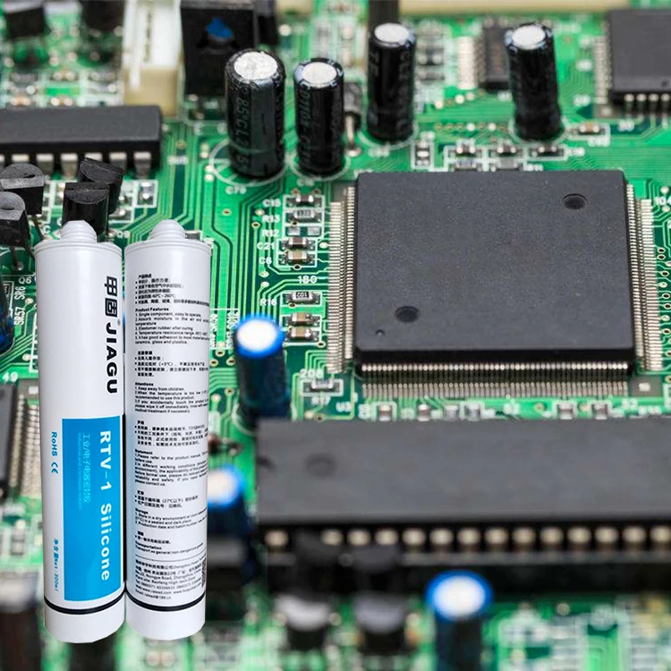 HY595 PVC-free adhesive RTV-1 silicone rubber sealant thermal silicone adhesive sealant glue for electronic