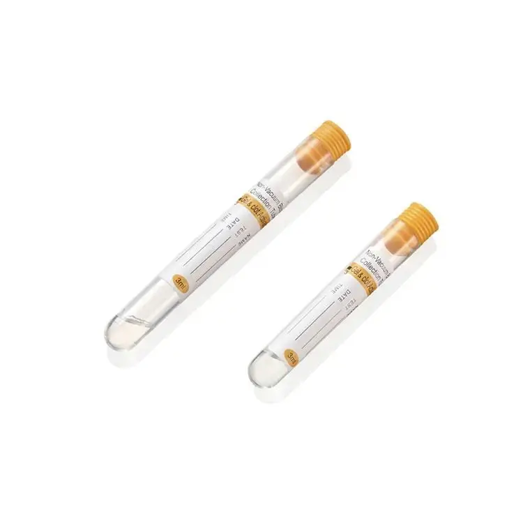 4ml yellow top Gel & Clot Activator vacutainer disposable sterile vacuum blood collection tube