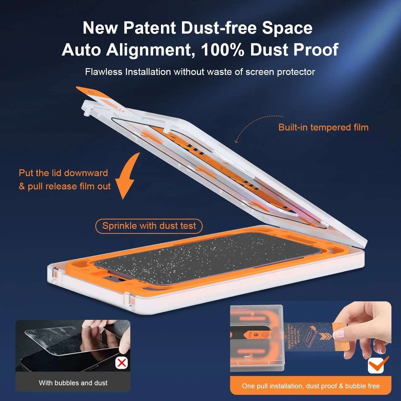 9h explosion-proof mobile phone toughened film full glue tempered glass for iphone 14 13 12 11 xs max xr screen protector 3 pack