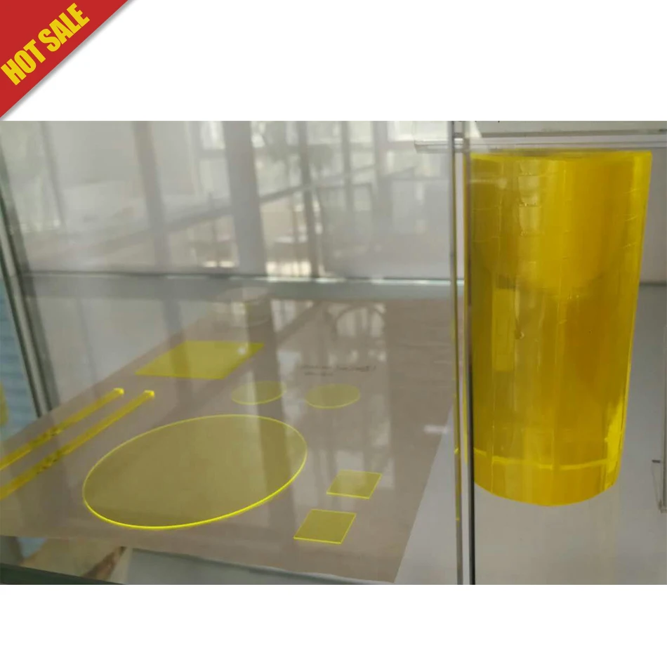 
Cerium Ce doped yttrium aluminum garnet (Ce:YAG) crystal substrate Scintillation crystal 