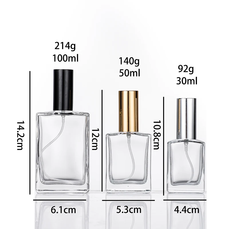 Fine Mist Atomizer Spray Perfume Bottles 100ml 3.4 oz Refillable