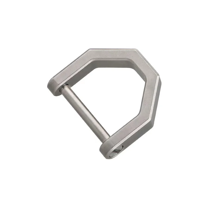 Titanium Alloy Multi-Function Mini Lock Buckle Outdoor Car Remote Control Connection Horseshoe Pendant Key Buckle D Armour