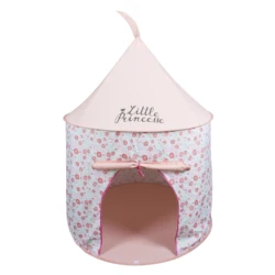 CMP Pink Gray Prince Princess Castle Play Pop Up Tent Teepee Tent Kids Baby Game Room Kids Princess Play Tent