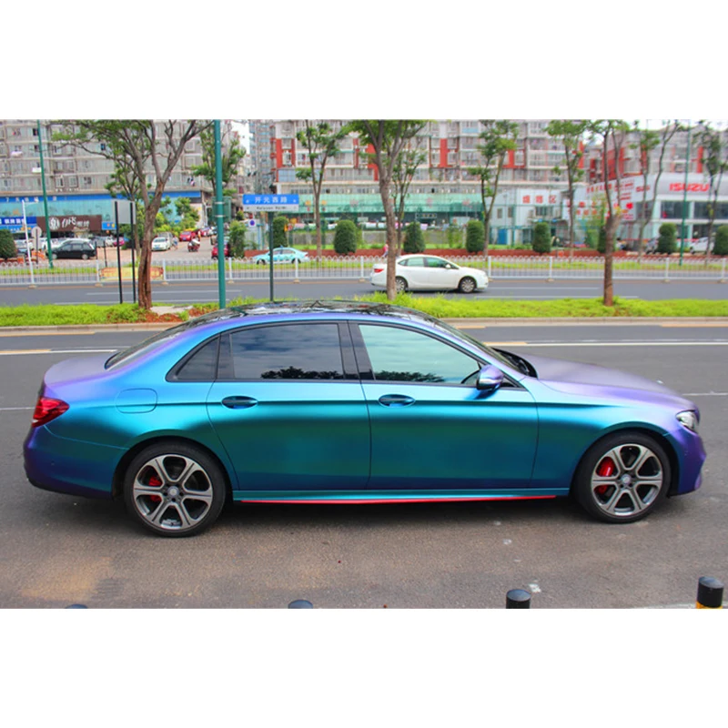 Super Glossy Automotive Sky Blue Grey Yellow Red Green Black car wrap vinyl film car full body vinyl sticker
