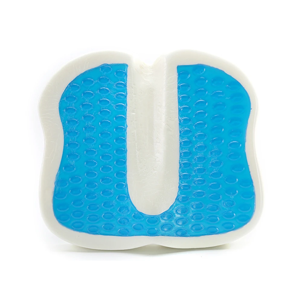 Orthopedic Comfort Office Chair Portable Comfy Car Driver Coccyx Cooling Memory Foam Cooling Gel Seat Cushion