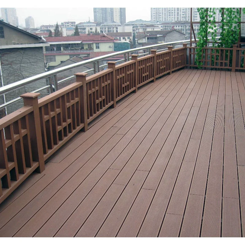 Outdoor WPC Flooring & Accessories Waterproof Wood Plastic Composite Board Premium WPC Decking  Designs