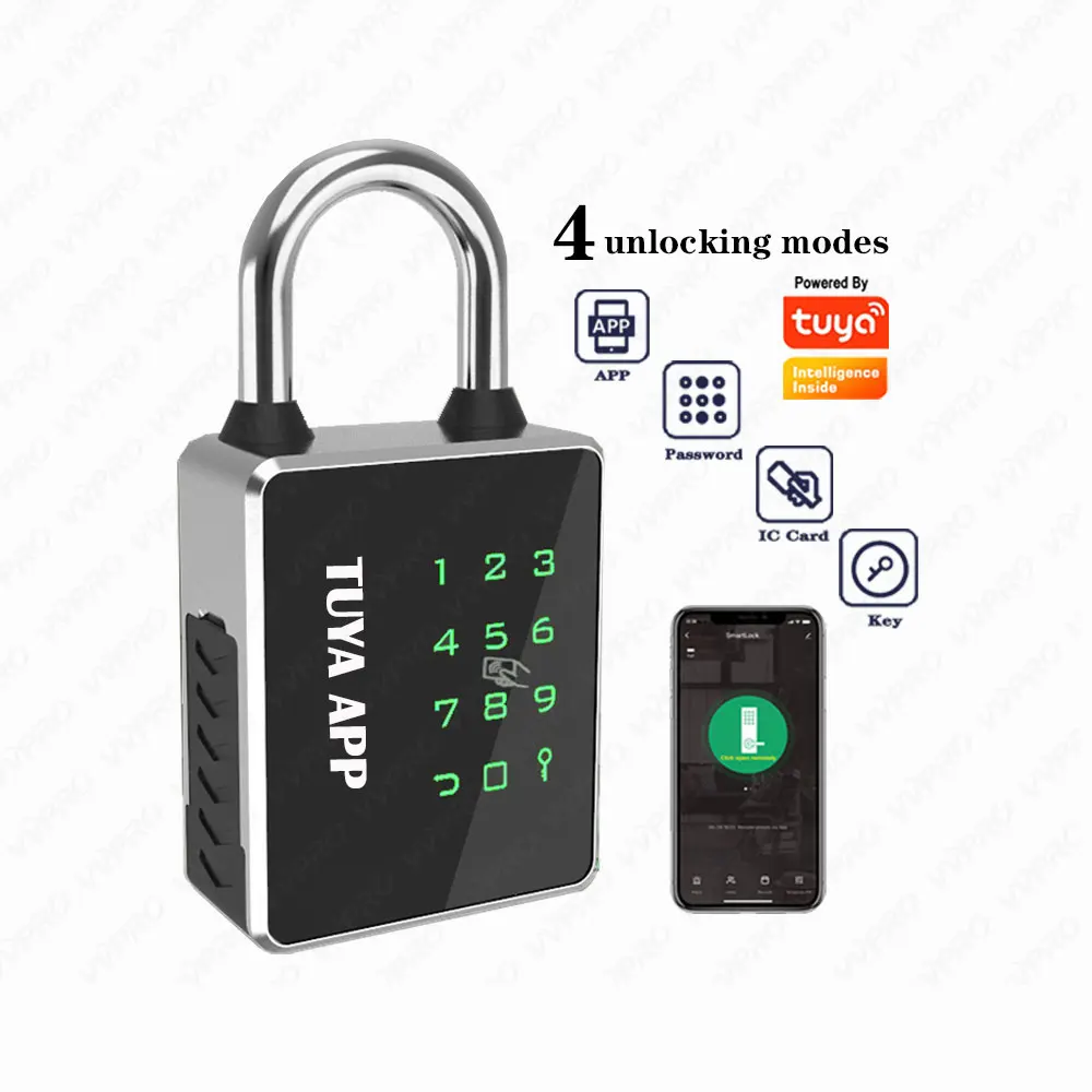 TUYA AppSecurity Combination NFC Padlock  Padlocks and Keys in Bulk Smart Padlock T55C