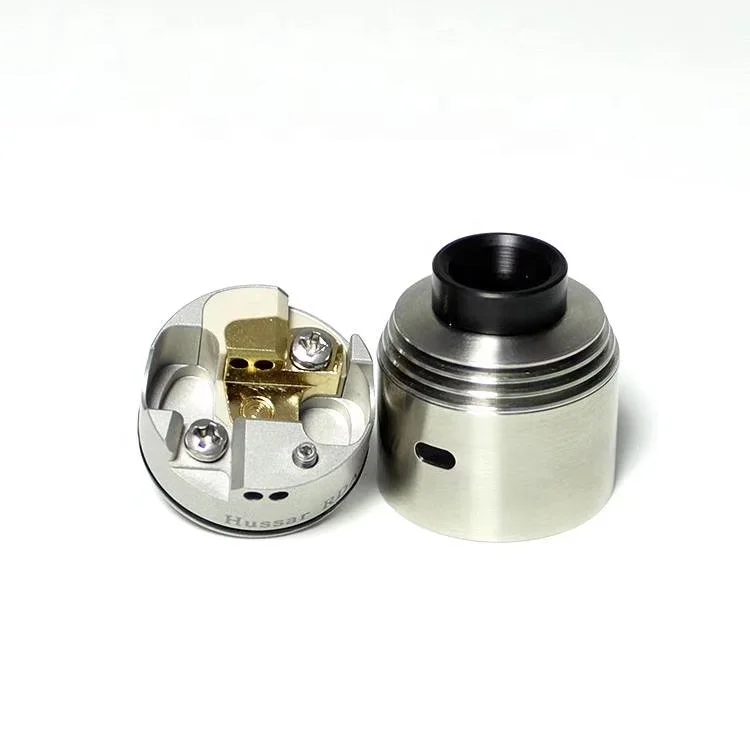  Лидер продаж испаритель для электронной сигареты Hussar V2.0 Style RDA Silver 316SS 22