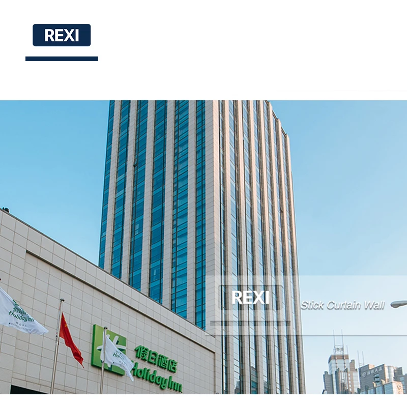 Innovated Curtain Walls Facades Building Envelope System with Design Supply Installation