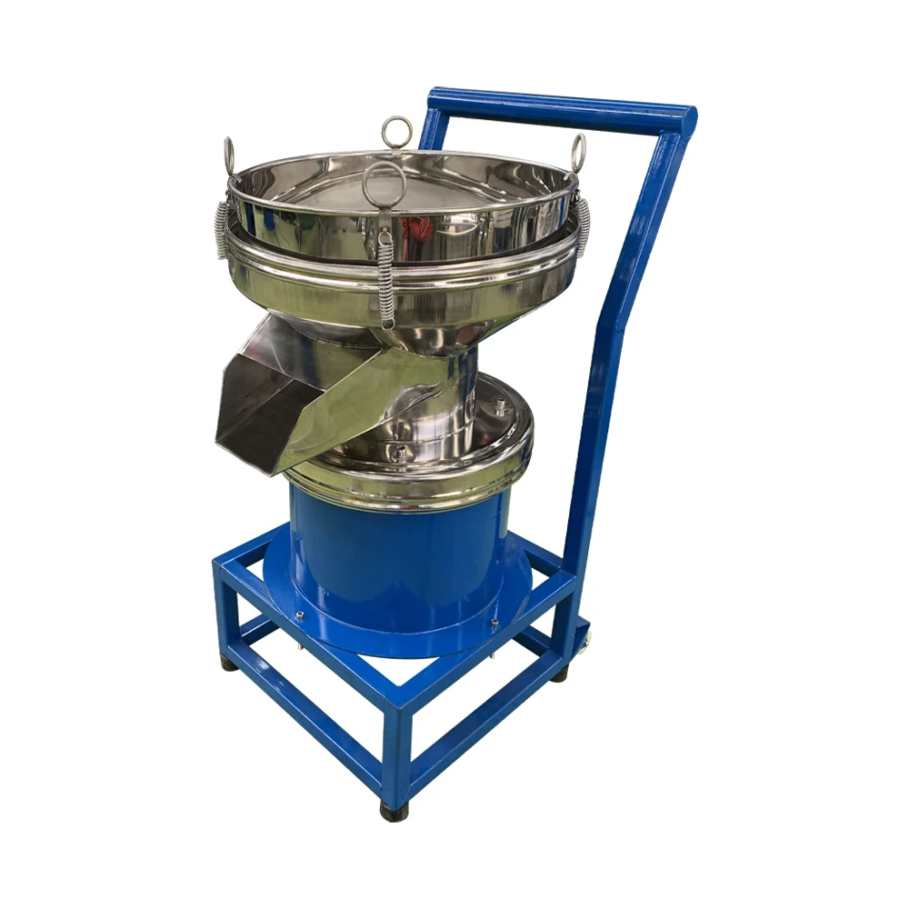 450 Type Mini Bakery Flour Vibrating Screen Sieving Machine Filter Screen of Soybean Milk Machine Electric Rotary Sifter