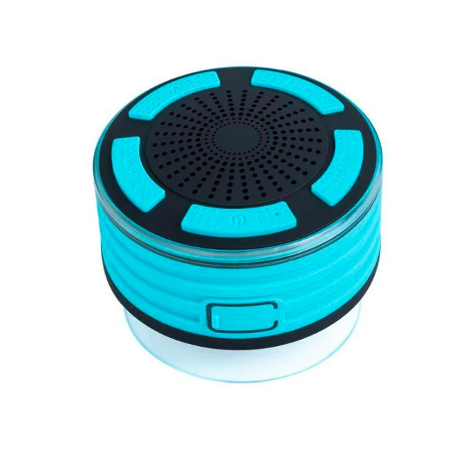 Оптом IPX7 Водонепроницаемая гарнитура SD карта FM Радио беспроводной Душ динамик