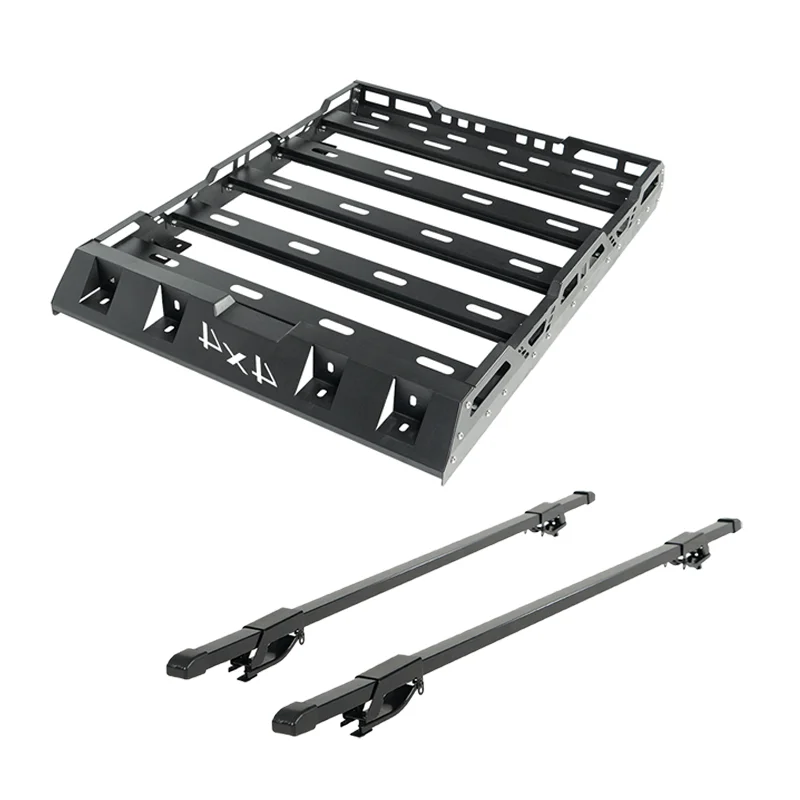 SEMRISE roof rack 4x4 accept remove iron car roof luggage rack carrier with roof cross bar for HILUX Land Cruiser RAV4 jeep