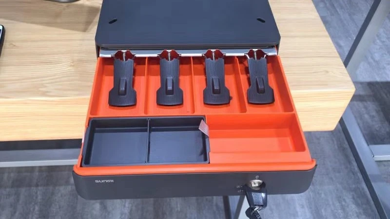 24V Автоматическая идентификация металлических Rj11 триггер маленькие Умные Электронные Флип-Топ Мини денежный ящик