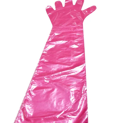 Черные, белые, розовые Полиэтиленовые одноразовые пластиковые перчатки для уборки кухни и дома