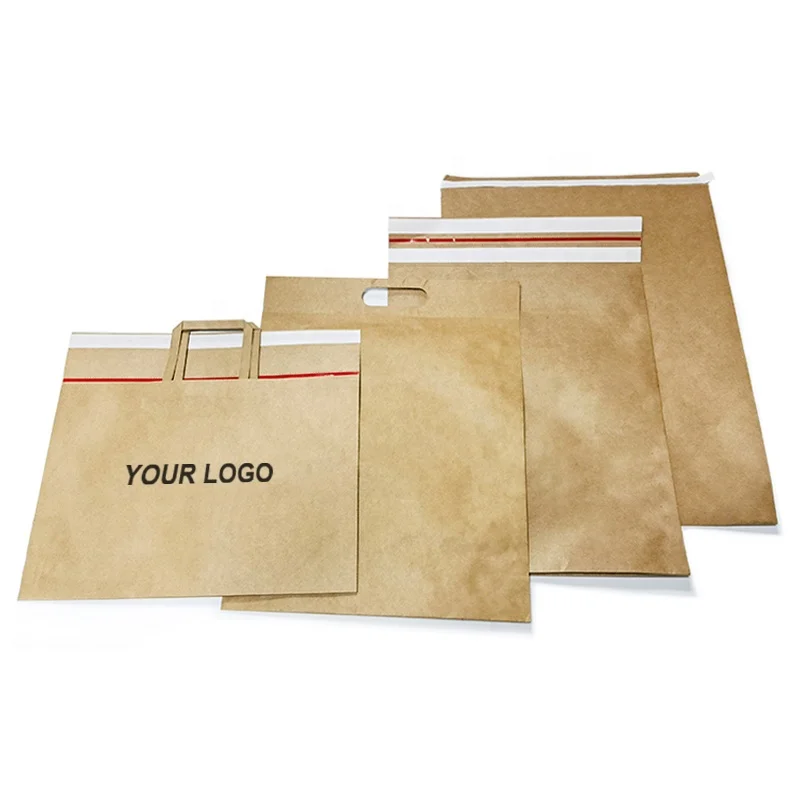  biodegradable kraft paper mailing cardboard envelope bag courier