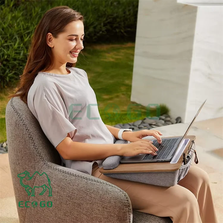 Portable Lap Laptop Desk With Pillow Cushion For Home Office Students