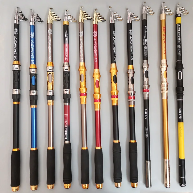 Hengjia factory price FRP fishing rod 2.1m 2.4m 2.7m 3.0m 3.6m spinner fishing pole