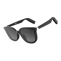IPX7 Wireless Bluetooth 5.0 Audio Sunglasses,Open Ear Headphones Music&Hands-Free Calling,for Men&Women,Anti-Blue Glasses Lenses