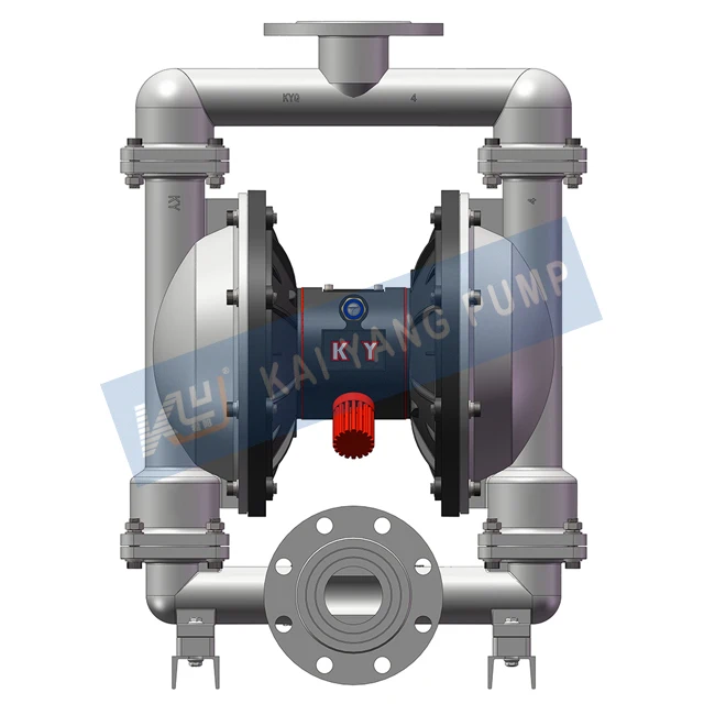 Alkali Resistant Stainless Steel Pneumatic Double Diaphragm Pump Large Flow Low Price Determine The Characteristics Of Conveying