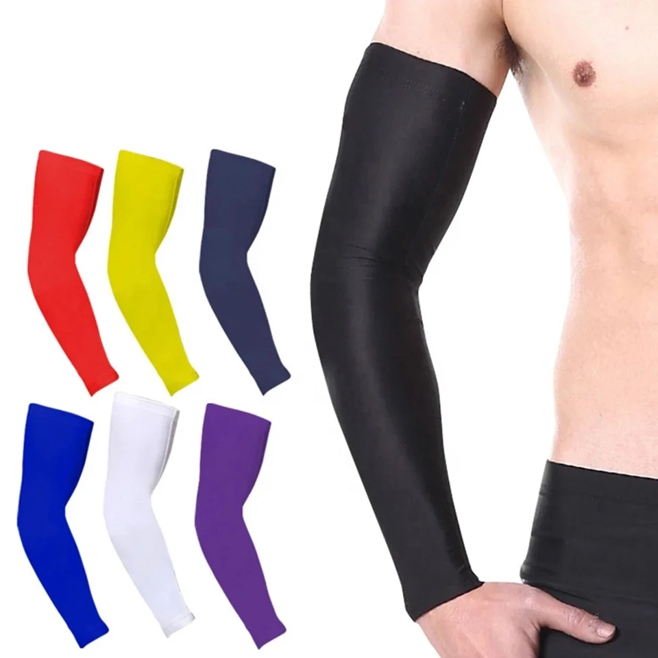 Sport Cycling Running Bicycle UV Sun Protection Cuff Cover Protective Arm Sleeve Bike Arm Warmers Sleeves