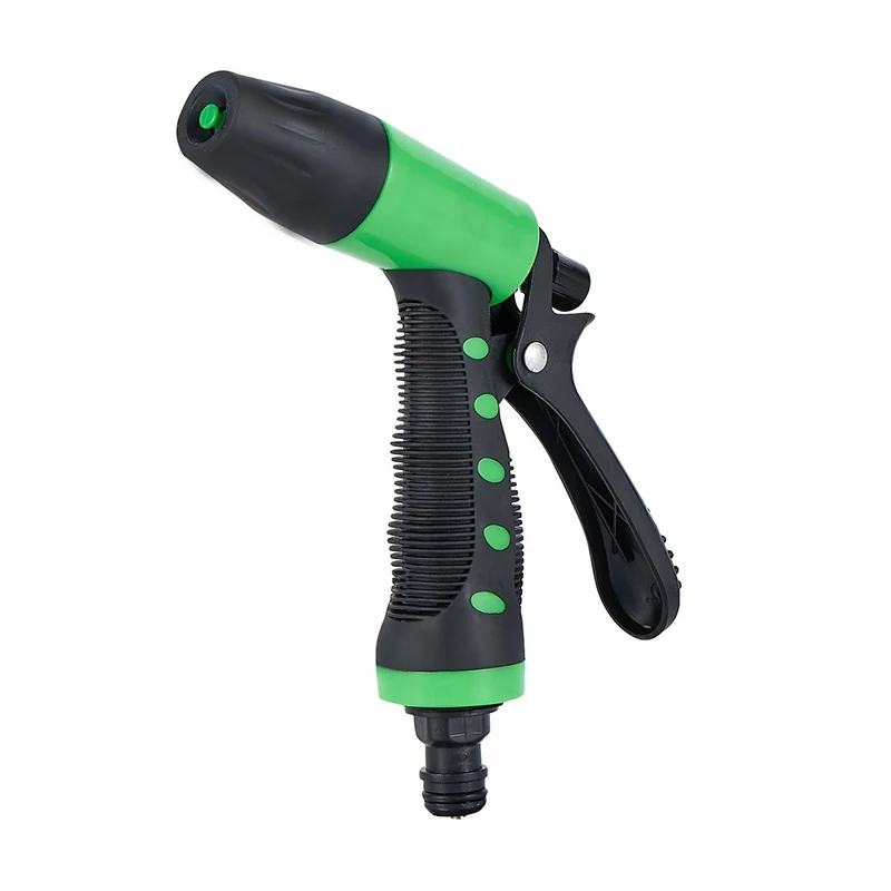 Adjustable Soft Grip Plastic Garden Water Spray Nozzle Wash Car Cleaning Gun