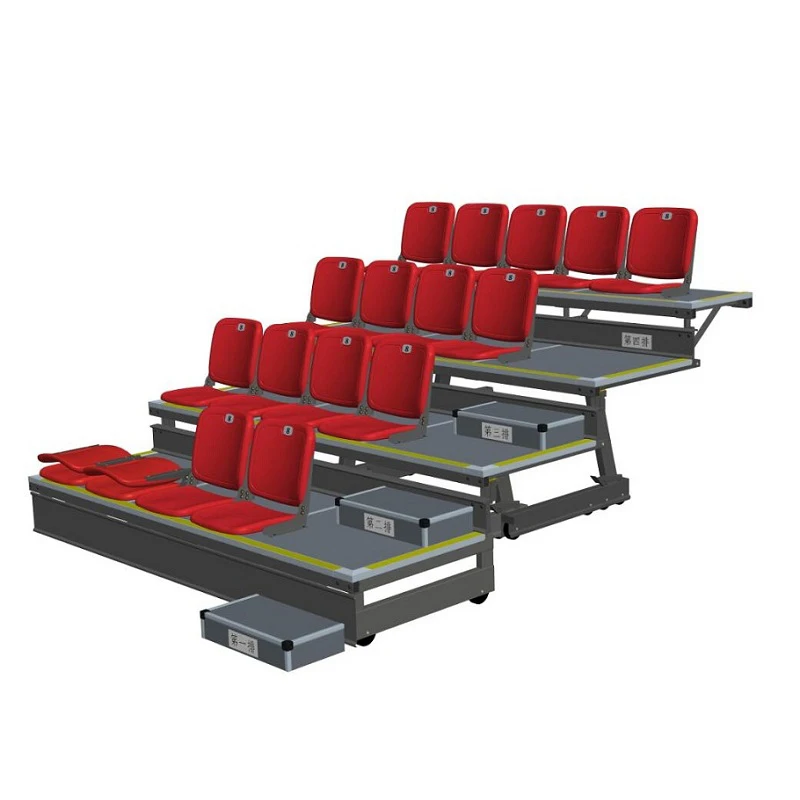 Yourease retractable bleachers system plastic  folding seats for stadium