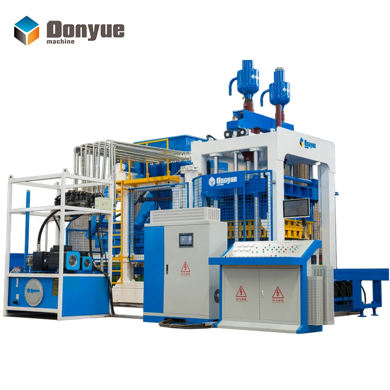 Qt18-15 High Capacity Concrete Block Making Machine Brick Palletizer Bricks Making Machine Block Cuber