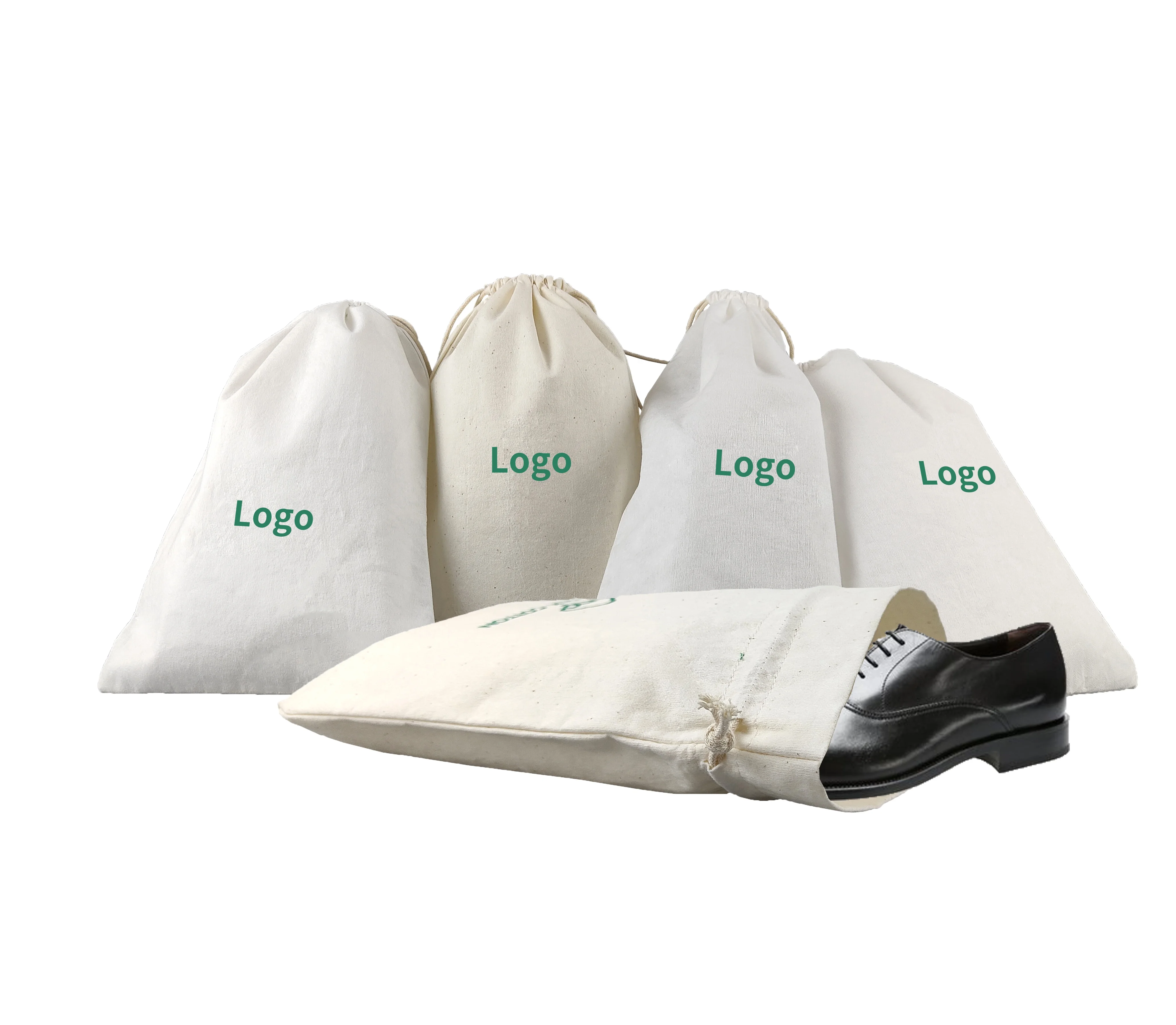 Oem Biodegradable Drawstring Storage Packing Bag Jewelry Draw String Bag Sizes Shoe Dust Bag for Clothes