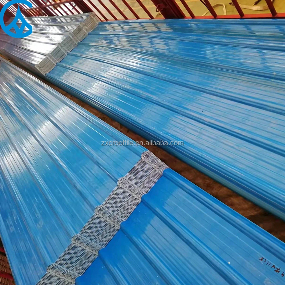 Pvc Plastic Building Corrugated Color Prefab Houses Synthetic Resin Roof Sheets