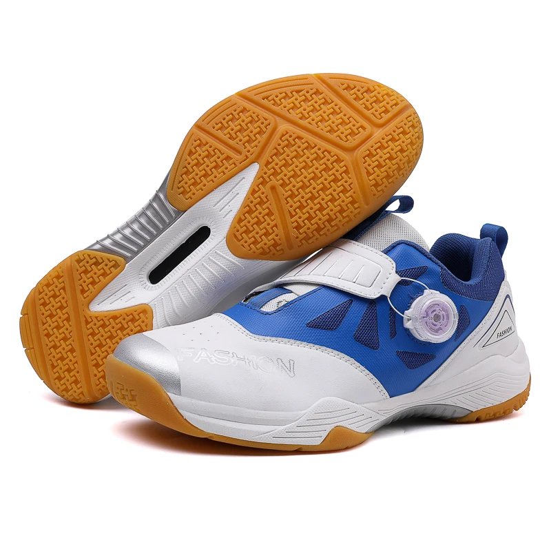 Wholesale High quality Tennis Shoes Unisex Table Tennis Shoes Soft Surface Breathable MD Outsole Badminton Sports Shoes
