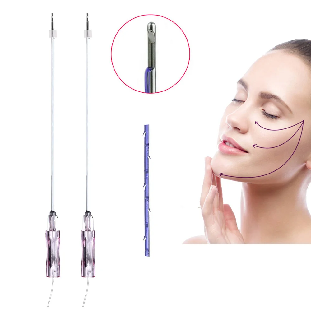 Korean 18g 120mm Face Lifting Thread 3D Pcl Cog With Blunt w