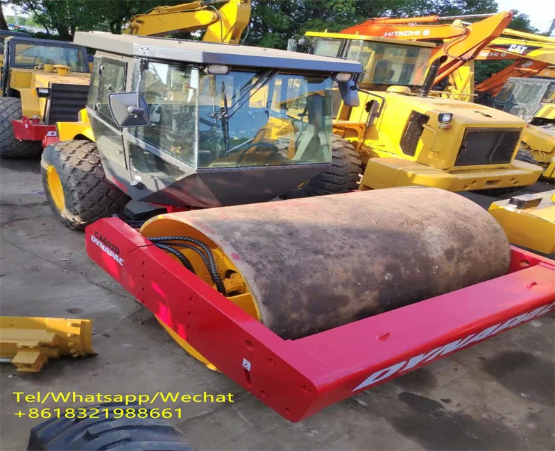 used Dynapac Road Roller CA602D with superior working condition/Original CA25D CA30D Dynapac Brand