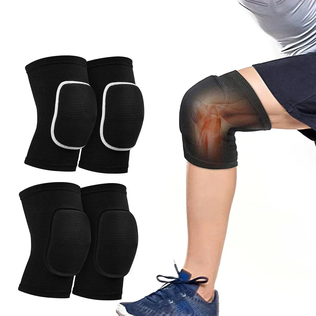 Custom Logo Universal Sports Youth Thick Sponge Yoga Dance Baseball Protective Compression Knee Pads Support