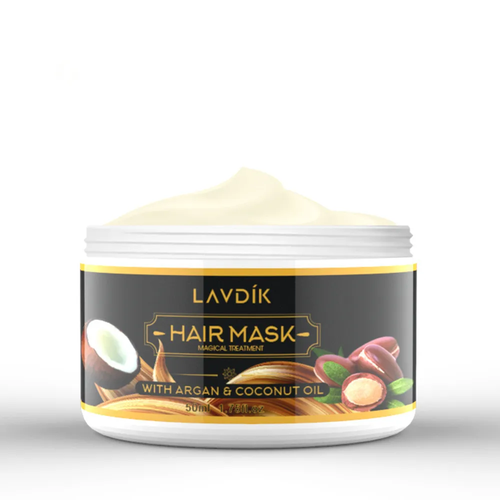 
Free Sample Nigao Organic Collagen Nourishing Organic Coconut Oil Hair Treatment Mask 