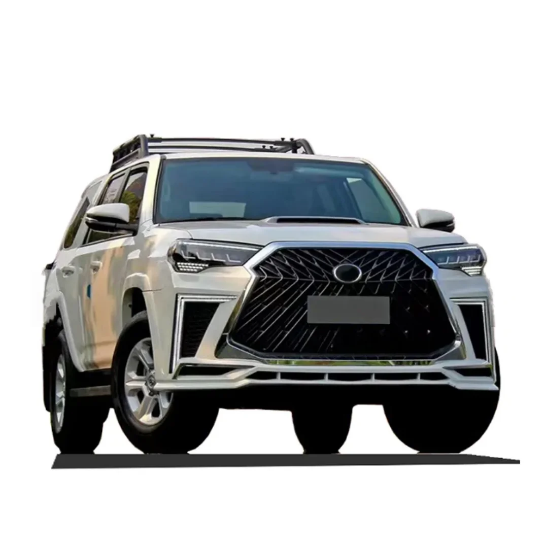 Hot selling car bumper for Toyota 4 runner 4X4 2010-2020 to Lexus style include front rear bumper with grille and headlights